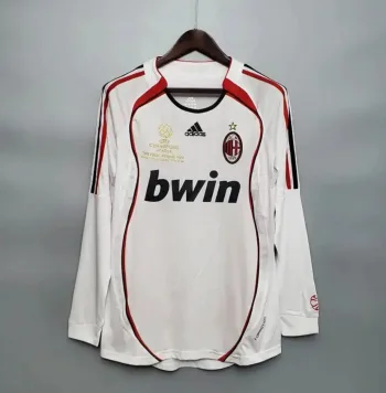 Camiseta Retro AC Milán Visitante Manga Larga 2006-07 - Fútbol Club Vintage