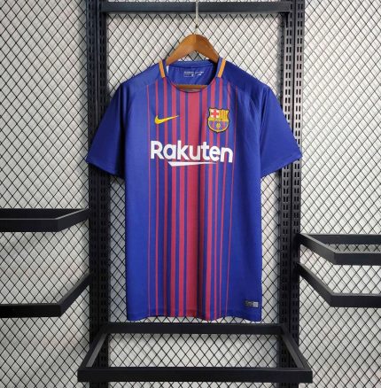 Camiseta Retro FC Barcelona 2017-18 - Fútbol Club Vintage