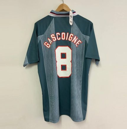 Camiseta Retro Gascoigne Inglaterra Visitante 1996 - Fútbol Club Vintage