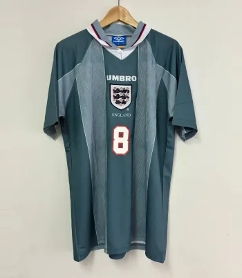 Camiseta Retro Gascoigne Inglaterra Visitante 1996 - Fútbol Club Vintage