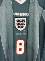 Camiseta Retro Gascoigne Inglaterra Visitante 1996 - Fútbol Club Vintage