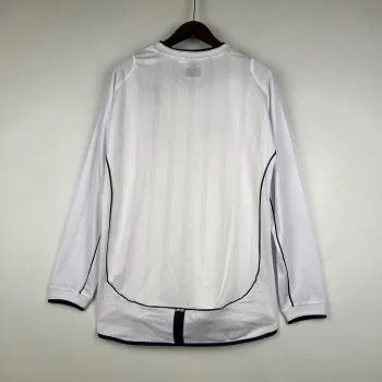 Camiseta Retro Inglaterra Mangas Largas 2002 - Fútbol Club Vintage