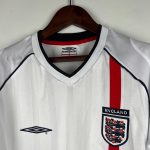 Camiseta Retro Inglaterra Mangas Largas 2002 - Fútbol Club Vintage
