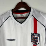 Camiseta Retro Inglaterra Mangas Largas 2002 - Fútbol Club Vintage