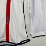 Camiseta Retro Inglaterra Mangas Largas 2002 - Fútbol Club Vintage