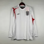 Camiseta Retro Inglaterra Mangas Largas 2006 - Fútbol Club Vintage