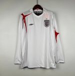 Camiseta Retro Inglaterra Mangas Largas 2006 - Fútbol Club Vintage