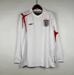 Camiseta Retro Inglaterra Mangas Largas 2006 - Fútbol Club Vintage