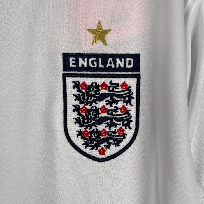 Camiseta Retro Inglaterra Mangas Largas 2006 - Fútbol Club Vintage