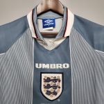 Camiseta Retro Inglaterra Visitante 1996 - Fútbol Club Vintage