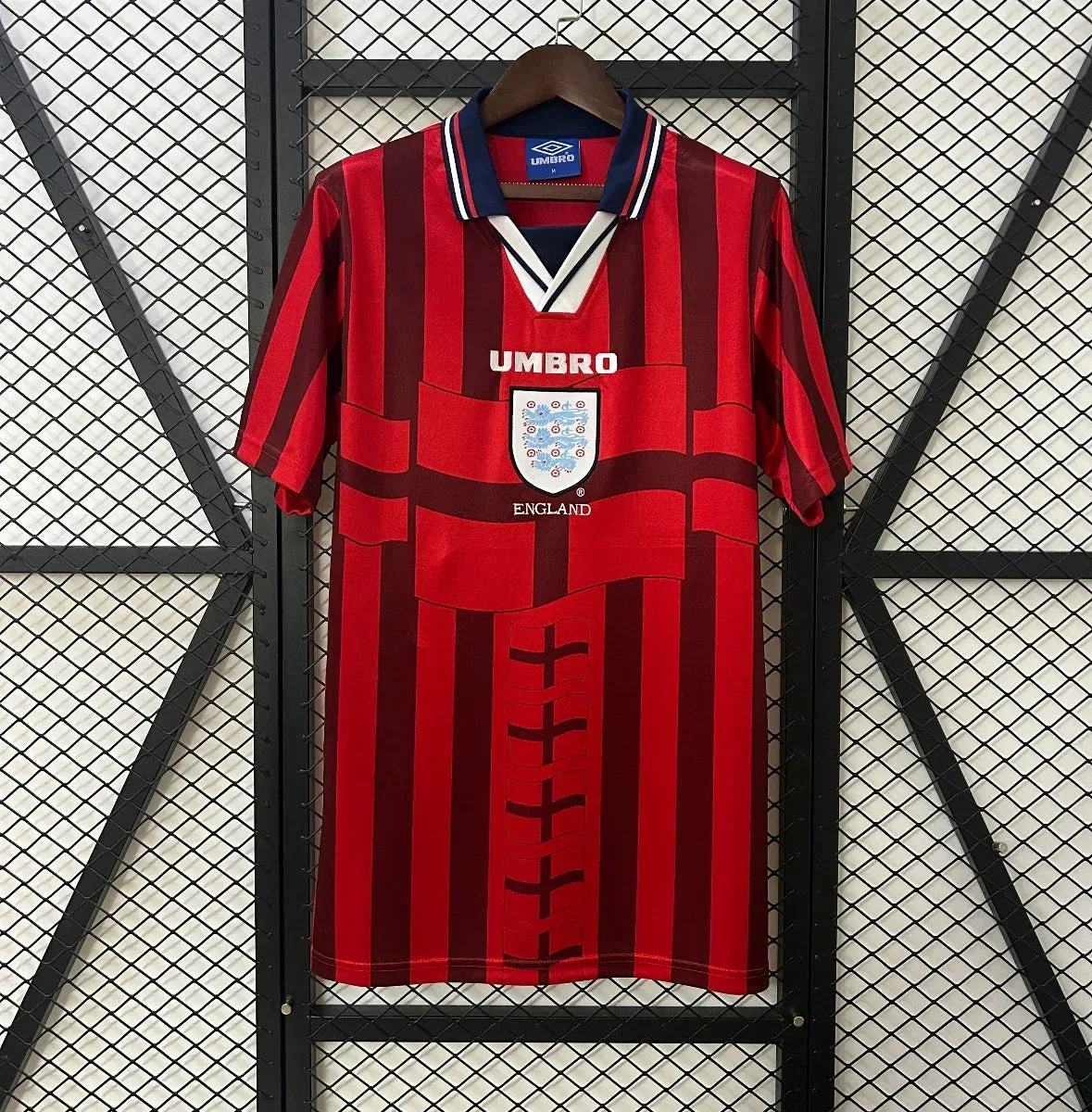 images Camiseta Retro Inglaterra Visitante 1998 - Fútbol Club Vintage