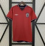 Camiseta Retro Inglaterra Visitante 2002 - Fútbol Club Vintage