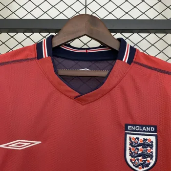 Camiseta Retro Inglaterra Visitante 2002 - Fútbol Club Vintage