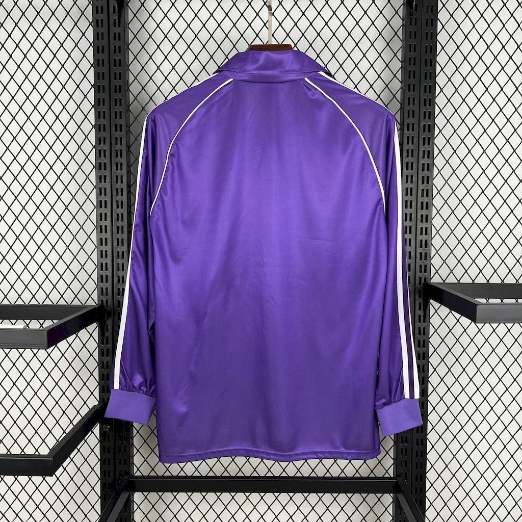 Camiseta Retro Real Madrid Manfa Larga Visitante 1984 - Fútbol Club Vintage