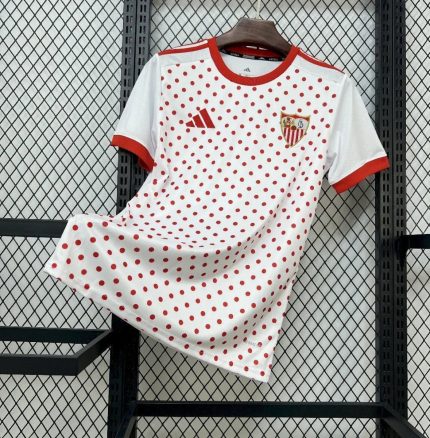 Camiseta Sevilla FC prematch 2025-26 - Fútbol Club Vintage