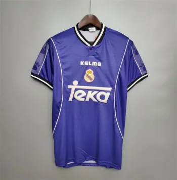 Camiseta Visitante Retro Real Madrid 1997-98 - Fútbol Club Vintage