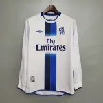 Camiseta Retro Chelsea FC Visitante Manga Larga 2003-05 - Fútbol Club Vintage