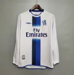 Camiseta Retro Chelsea FC Visitante Manga Larga 2003-05 - Fútbol Club Vintage