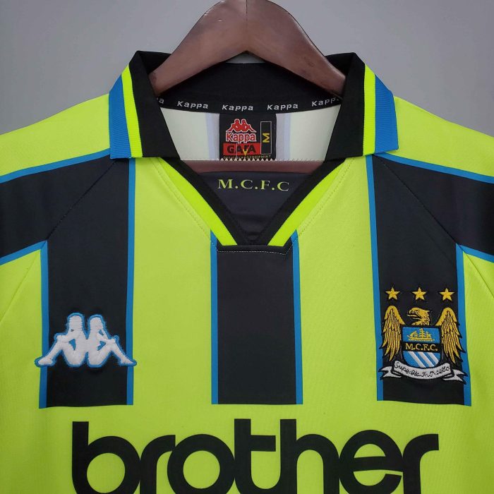 Camiseta Retro Manchester City FC Visitante 1998-99 - Fútbol Club Vintage