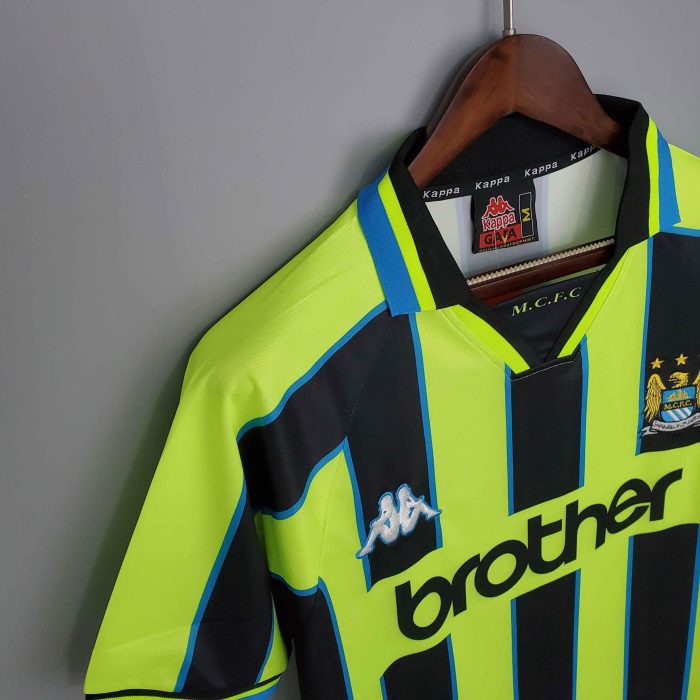 Camiseta Retro Manchester City FC Visitante 1998-99 - Fútbol Club Vintage