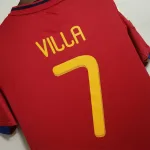 Camiseta Retro España 2010-11 David Villa - Fútbol Club Vintage
