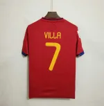 Camiseta Retro España 2010-11 David Villa - Fútbol Club Vintage