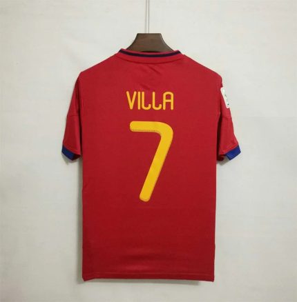 Camiseta Retro España 2010-11 David Villa - Fútbol Club Vintage
