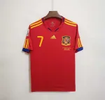 Camiseta Retro España 2010-11 David Villa - Fútbol Club Vintage