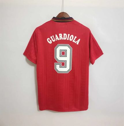 Camiseta Retro España 1994-96 Pep Guardiola - Fútbol Club Vintage