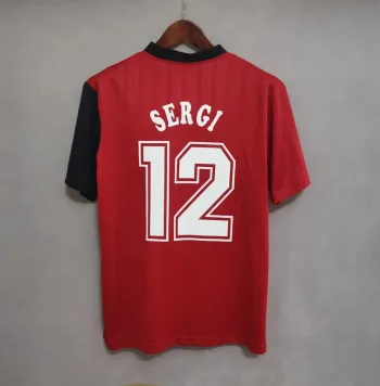 Camiseta Retro España 1996-98 Sergi - Fútbol Club Vintage