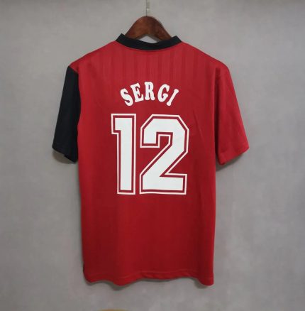 Camiseta Retro España 1996-98 Sergi - Fútbol Club Vintage