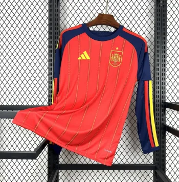 Camiseta España Manga Larga 2025-26 - Fútbol Club Vintage