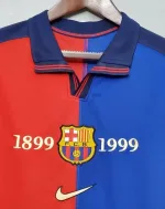 Camiseta Retro del FC Barcelona 1999-2000 - Luis Figo - Fútbol Club Vintage