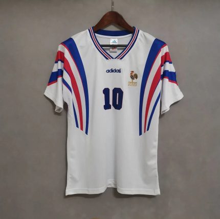 Zidane Francia Visitante 1996 - Fútbol Club Vintage