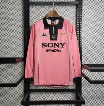 Camiseta Retro Juventus de Turín Visitante Manga Larga 1997-98 - Fútbol Club Vintage