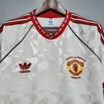 Camiseta Retro Manchester United FC Visitante 1990-91 - Fútbol Club Vintage