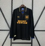 Camiseta Retro Manchester United Manga Larga Visitante 1993-94 - Fútbol Club Vintage