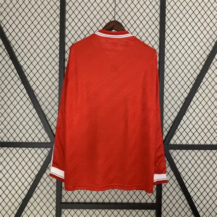 Camiseta Retro Manchester United Manga Larga 1986-88 - Fútbol Club Vintage