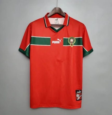 Camiseta Retro Marruecos Visitante 1998 - Fútbol Club Vintage