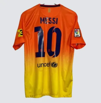 Camiseta Visitante FC Barcelona 2012-2013 - Lionel Messi - Fútbol Club Vintage
