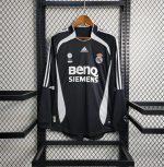 Real Madrid Visitante Manga Larga 2006 - Fútbol Club Vintage