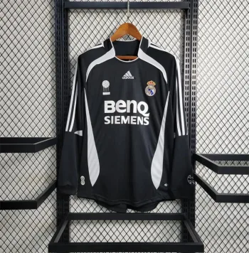 Real Madrid Visitante Manga Larga 2006 - Fútbol Club Vintage