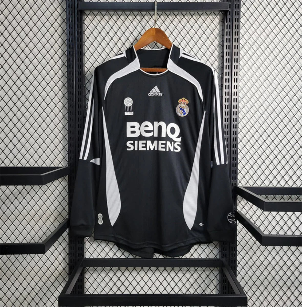 Real Madrid Visitante Manga Larga 2006 - Fútbol Club Vintage