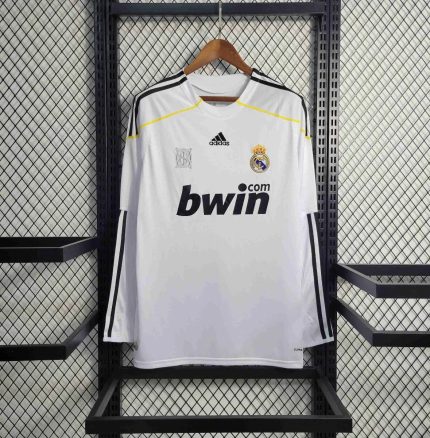 Real Madrid Manga Larga 2009 - Fútbol Club Vintage