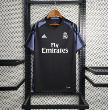 Real Madrid Visitante (3º) Manga Larga 2016 - Fútbol Club Vintage