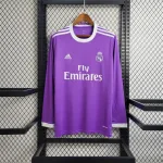 Real Madrid Visitante Manga Larga 2016 - Fútbol Club Vintage