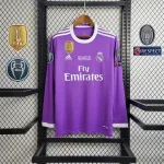 Real Madrid Visitante Manga Larga 2016 - Fútbol Club Vintage
