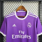 Real Madrid Visitante Manga Larga 2016 - Fútbol Club Vintage