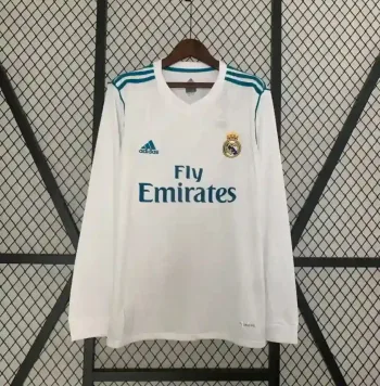 Real Madrid Manga Larga 2017-18 - Fútbol Club Vintage