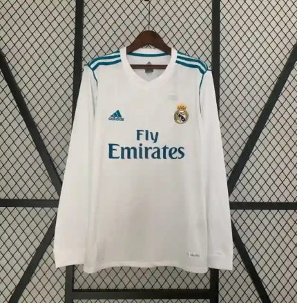 Real Madrid Manga Larga 2017-18 - Fútbol Club Vintage